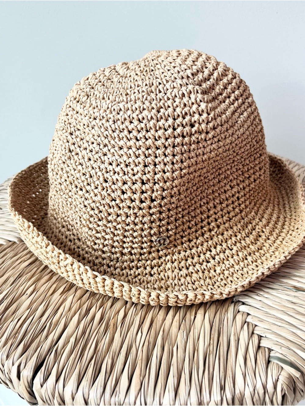lululemon athletica Woven Straw-Style Sun Hat in Natural Tan